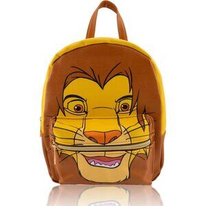 Disney Lion King Simba Mini Backpack Unisex Leather 10-Inch Design
